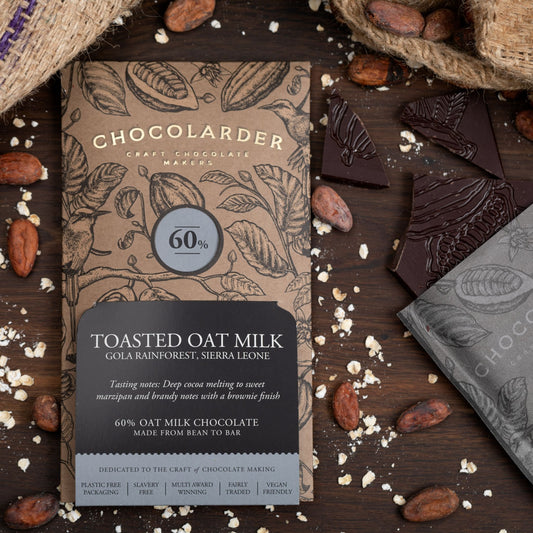 Gola toasted oat gluten-free and vegan milk chocolate bar