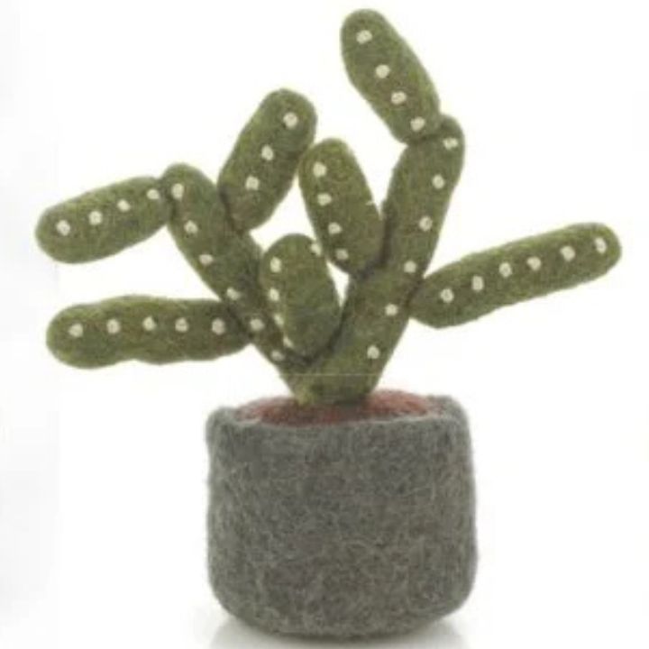 Pencil Cactus Hand Felted & Fair Trade Mini Houseplant