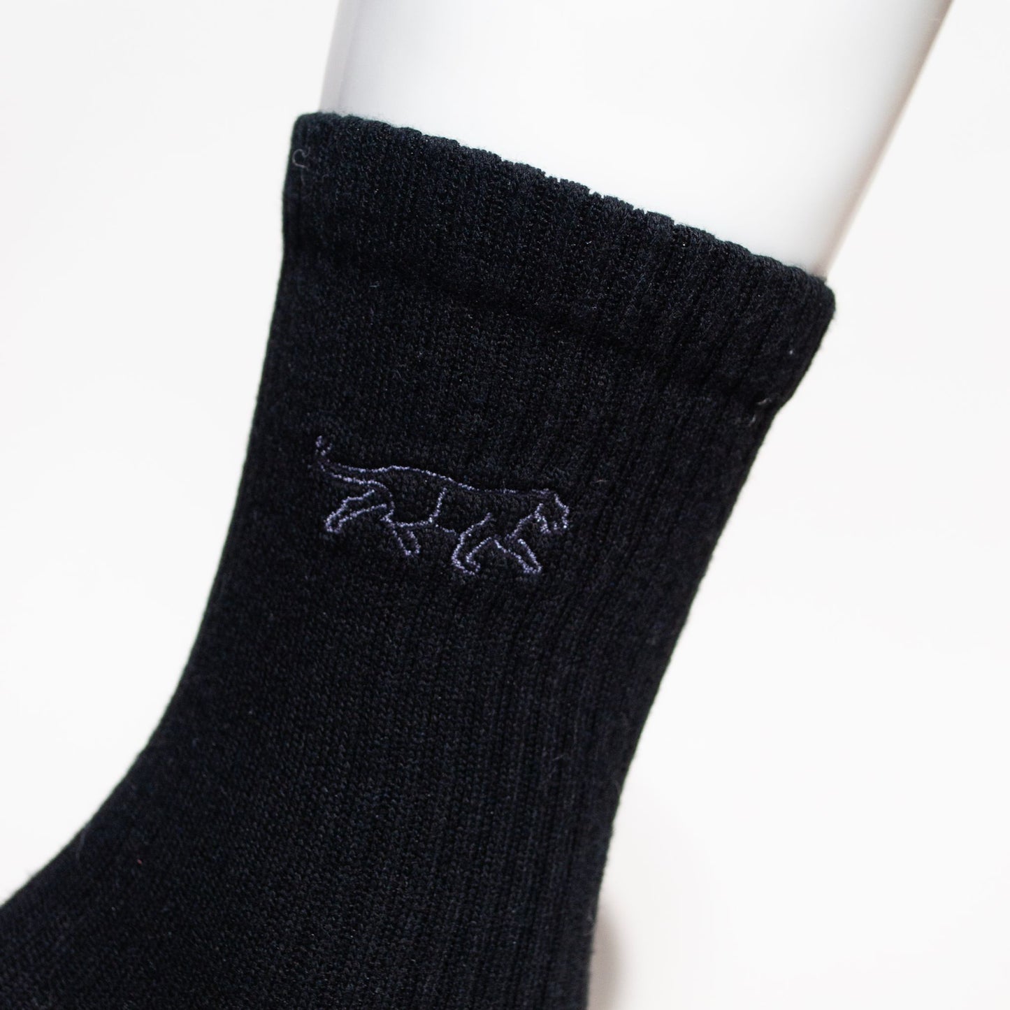 NEW! Save the Black Panther | Luxury Ribbed Bamboo Socks