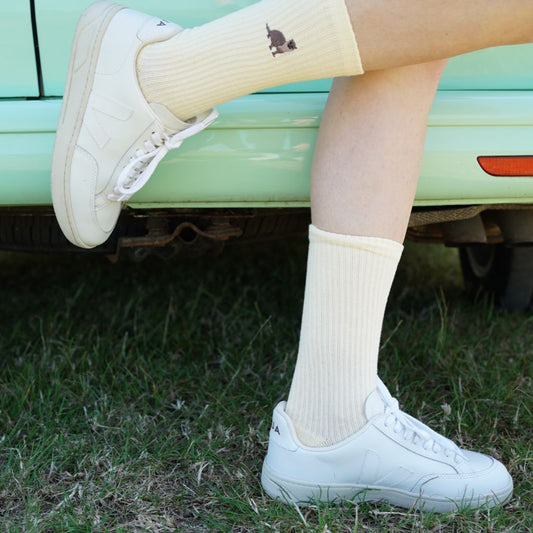 Save the Otters  Luxury Ribbed Bamboo Socks