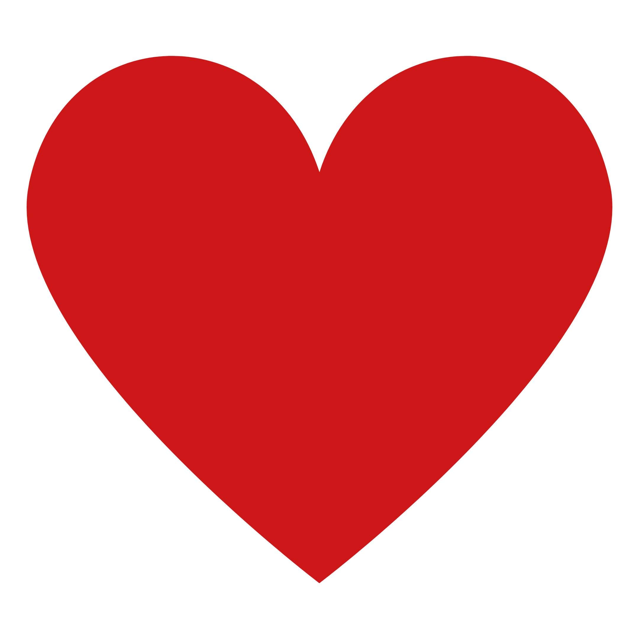 Image of red heart - goods creating positive social impact