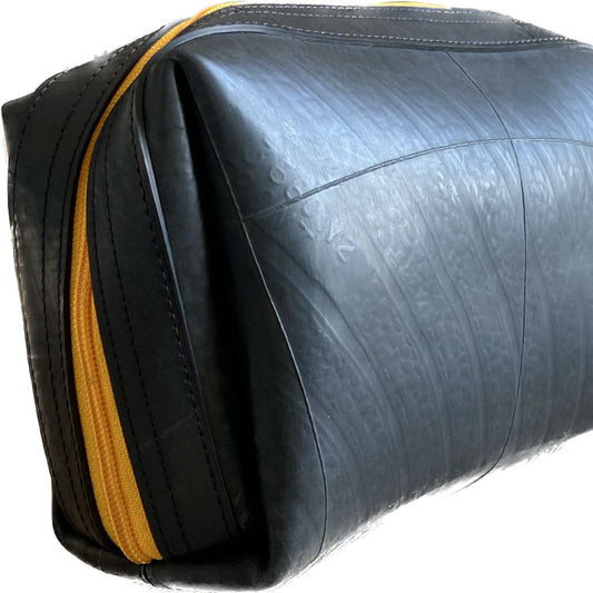 Washbag made from inner tubes