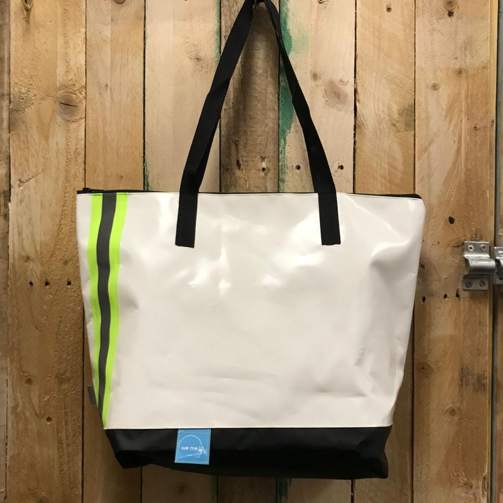 NEW! XL Tote Bag made from Salvaged Inflatables