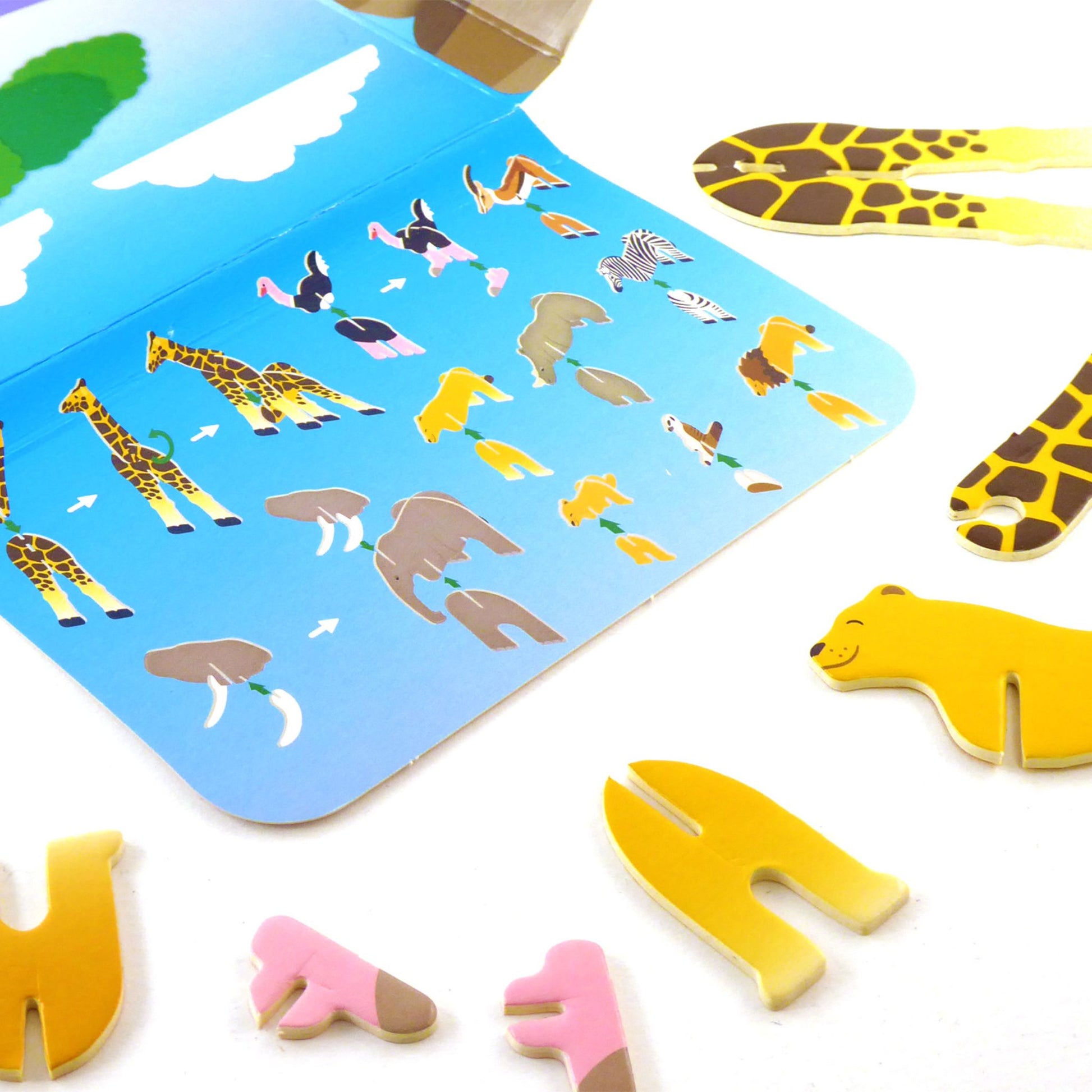 Build and Play Savanna Animals Set - instructions