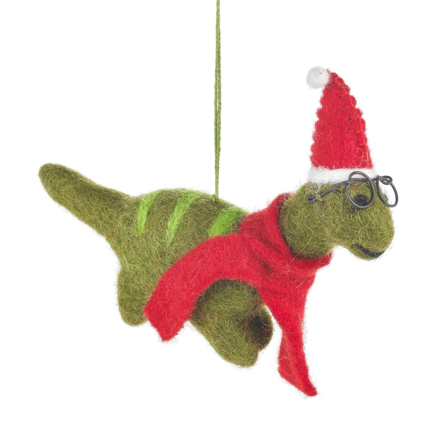 Christmas Dinosaur Needle Felt Christmas Tree Decoration