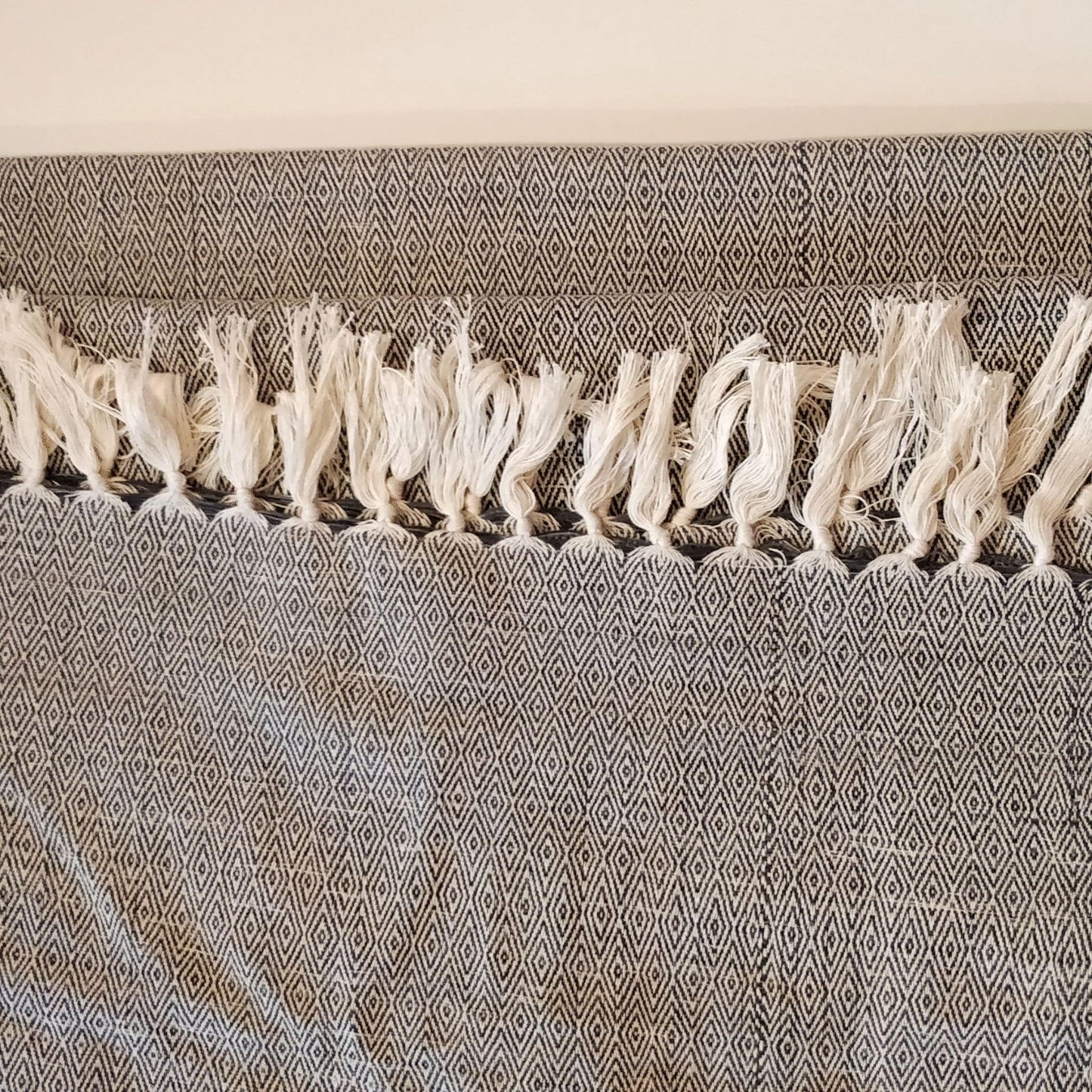 Fair Trade Hand Woven Big Blanket - Grey