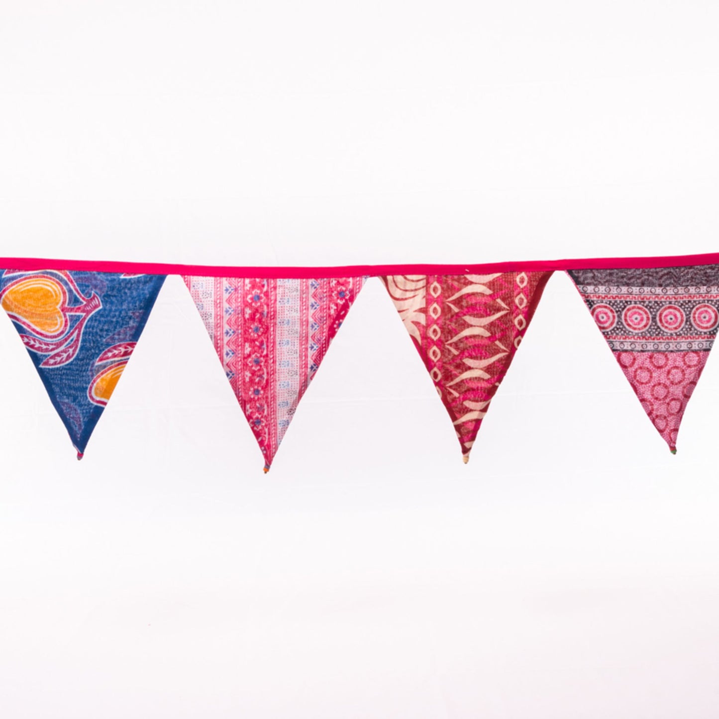 Handmade Bunting with Beads - Pink