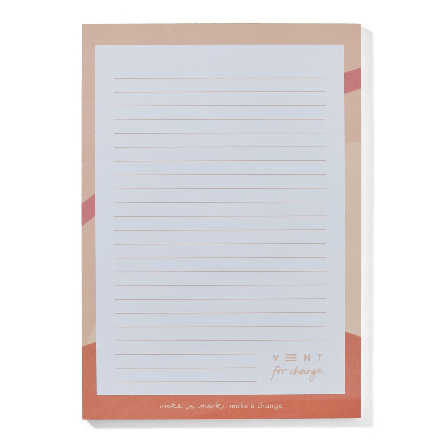 Ideas A5 Notepad - pink recycled notepad