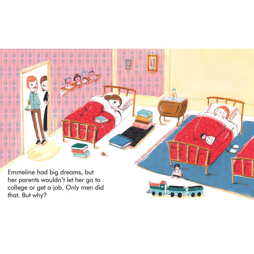 Little People, Big Dreams - Emmeline Pankhurst, inside book