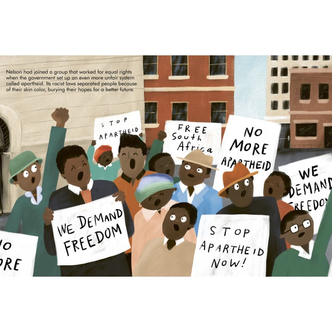 Little People, Big Dreams - Nelson Mandela, inside book