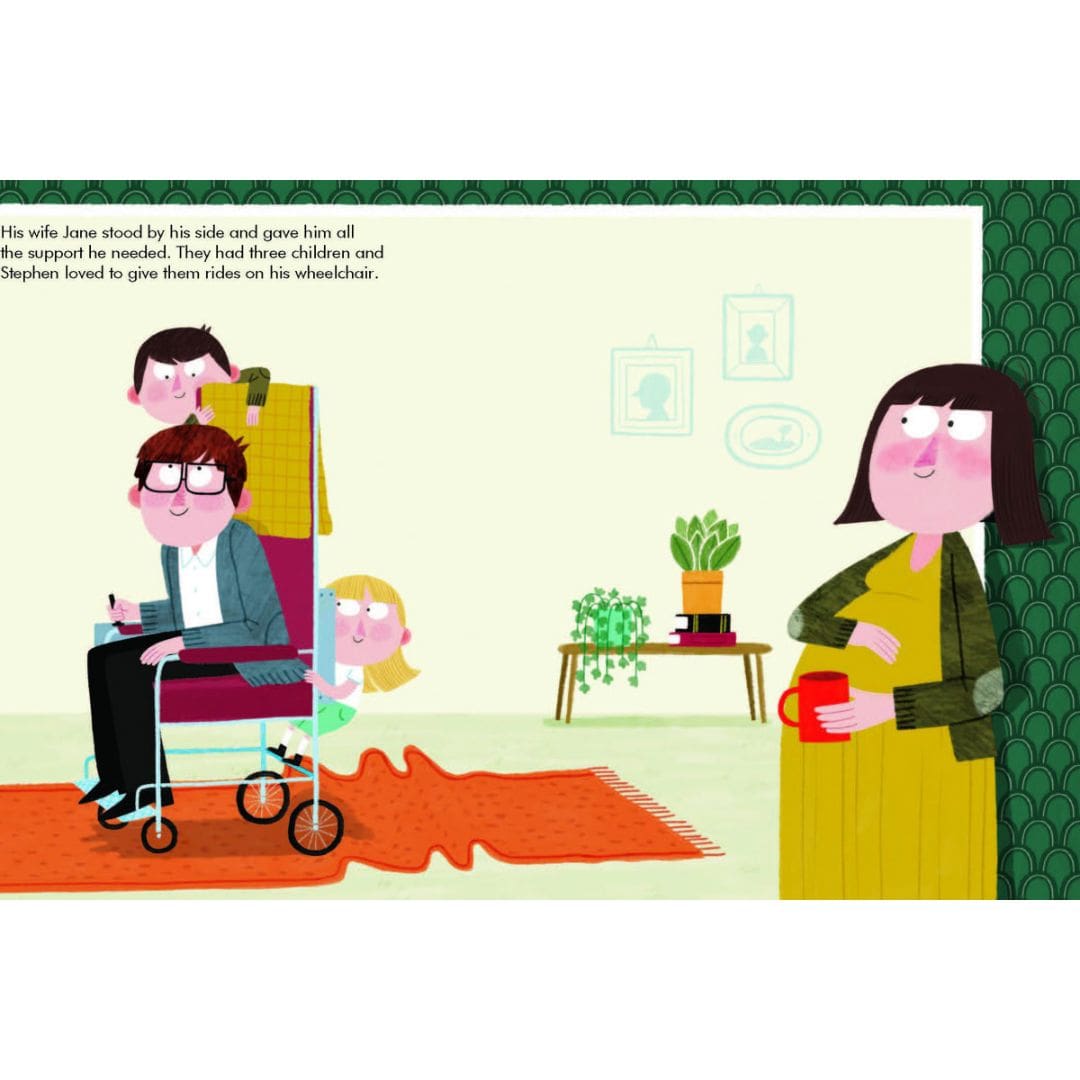 Little People, Big Dreams - Stephen Hawking - inside book