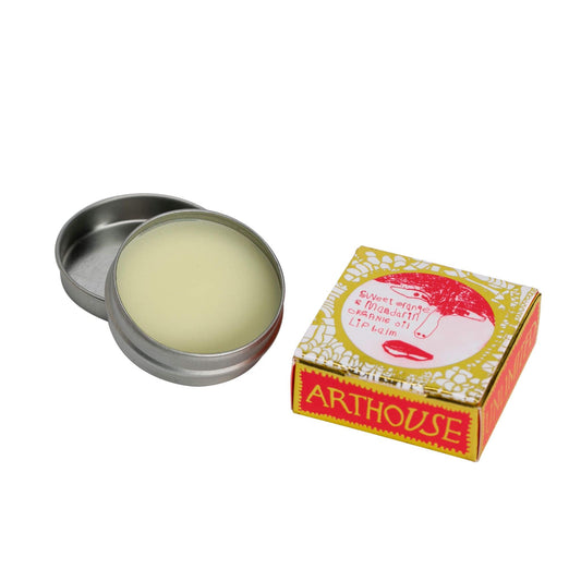 Organic Lip Balm  Sweet Orange & Mandarin - box and tin