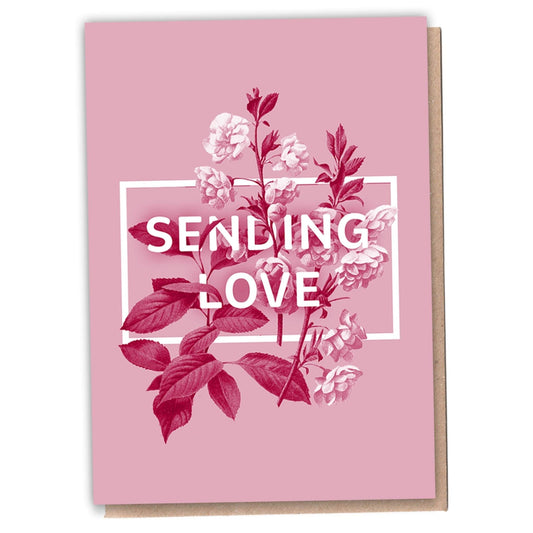 Sending Love - Blank Recycled Card + Tree from 1 Tree Cards