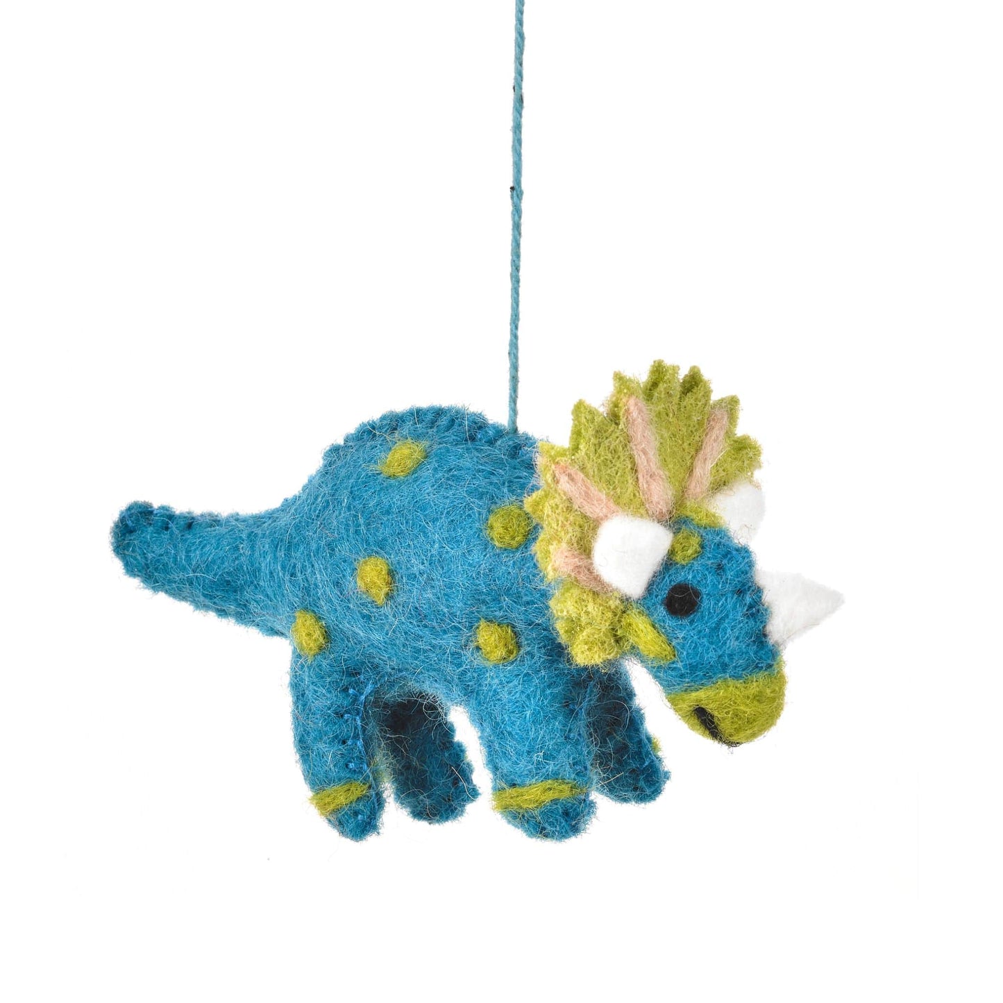 Tessa Triceratops Decoration Needle Felt Dinosaur Decoration