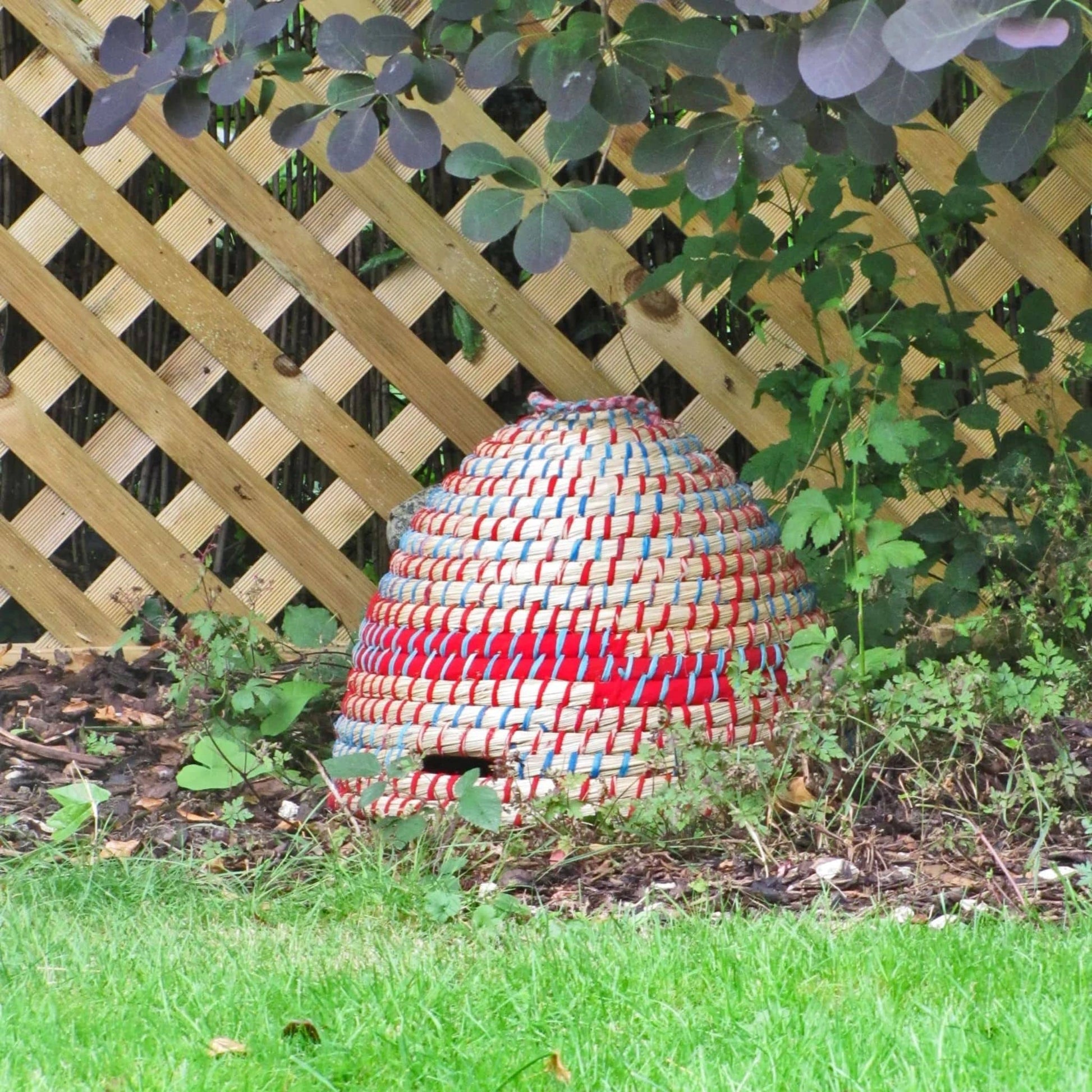 Natural Artisan Bee Skep | Handmade & Fair Trade - garden gift