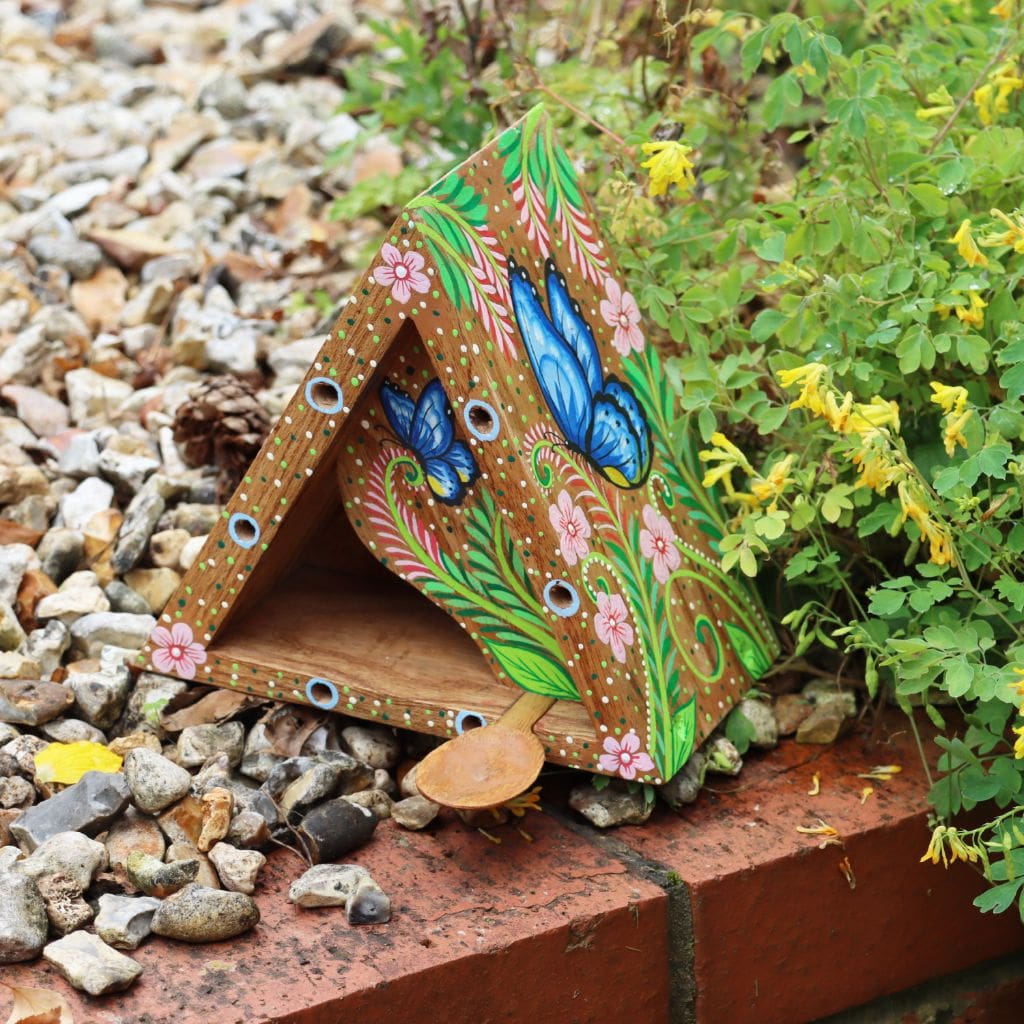 Artisan Butterfly, Bee and Bug House - garden gift