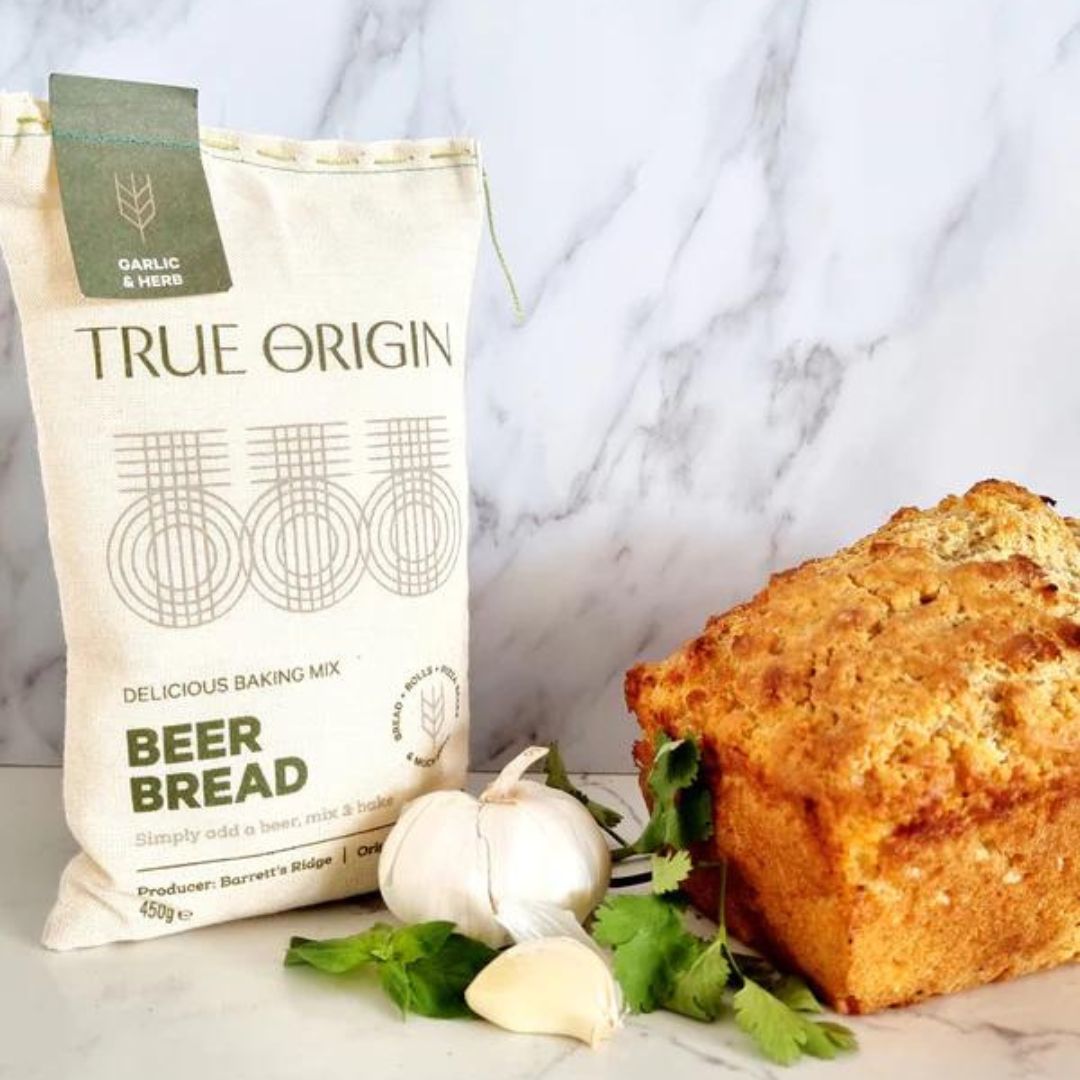 Garlic & Herb Beer Bread Kit - baked bread