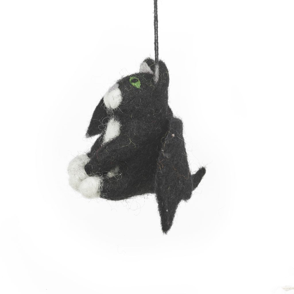 Felt Batty Catty Halloween Decoration