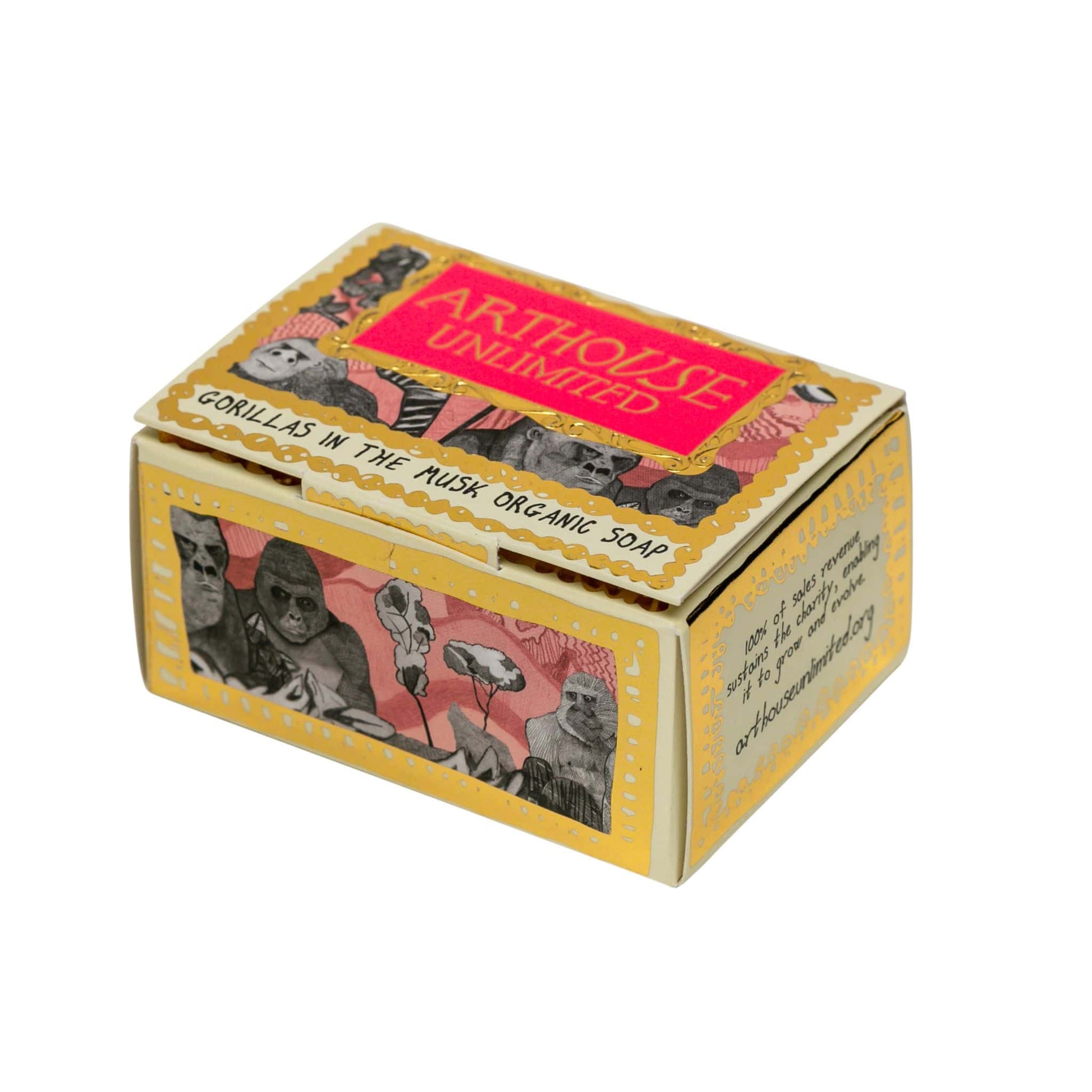 Gorillas in the Musk  Organic & Vegan Soap - diagonal