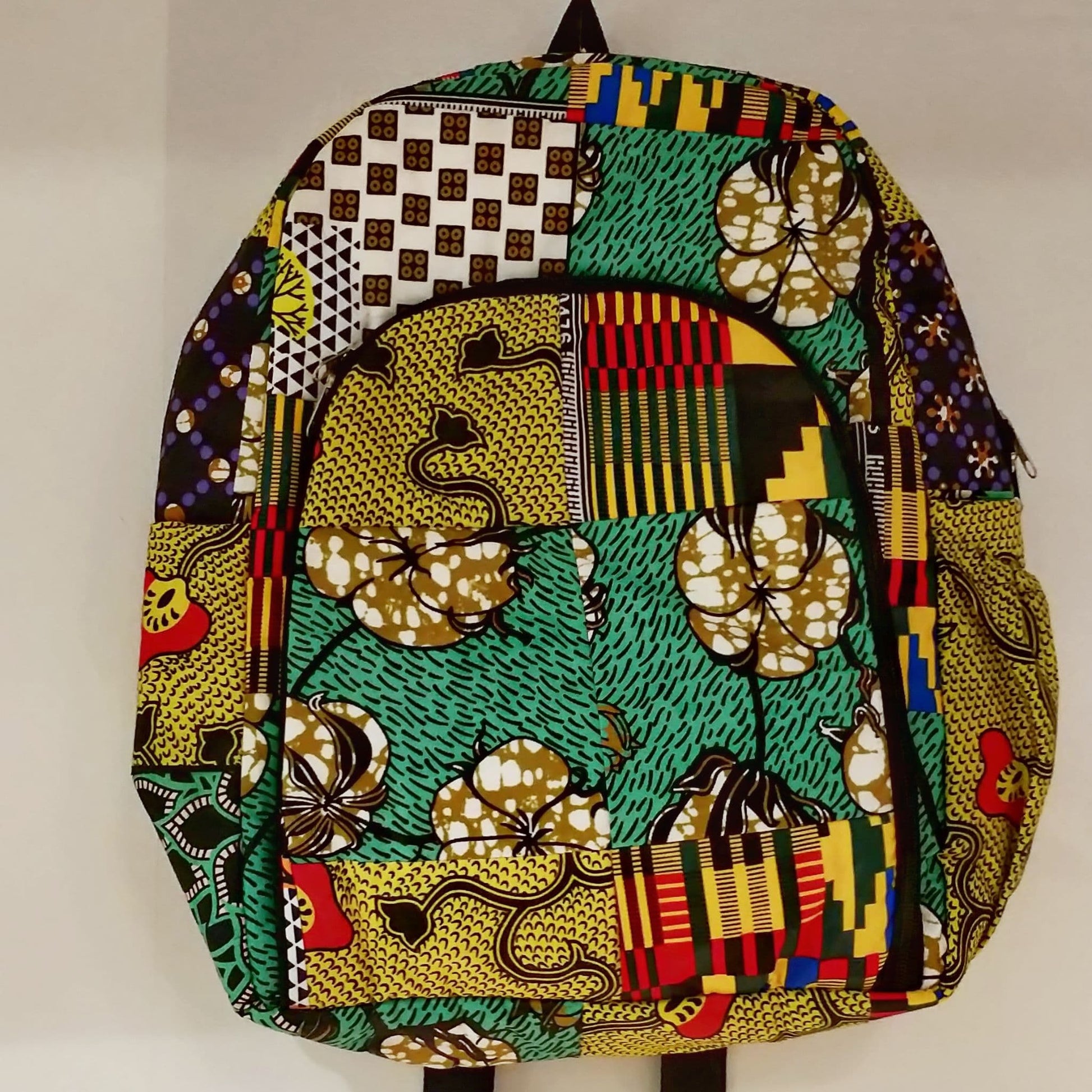 Handmade Backpack Empowering Women in Uganda - multi pattern