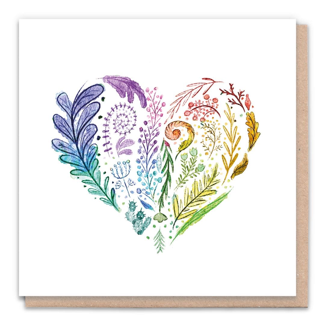 12 Meaningful Valentine's Day Gifts for 2023 - image of greetings card with colourful heart print on front
