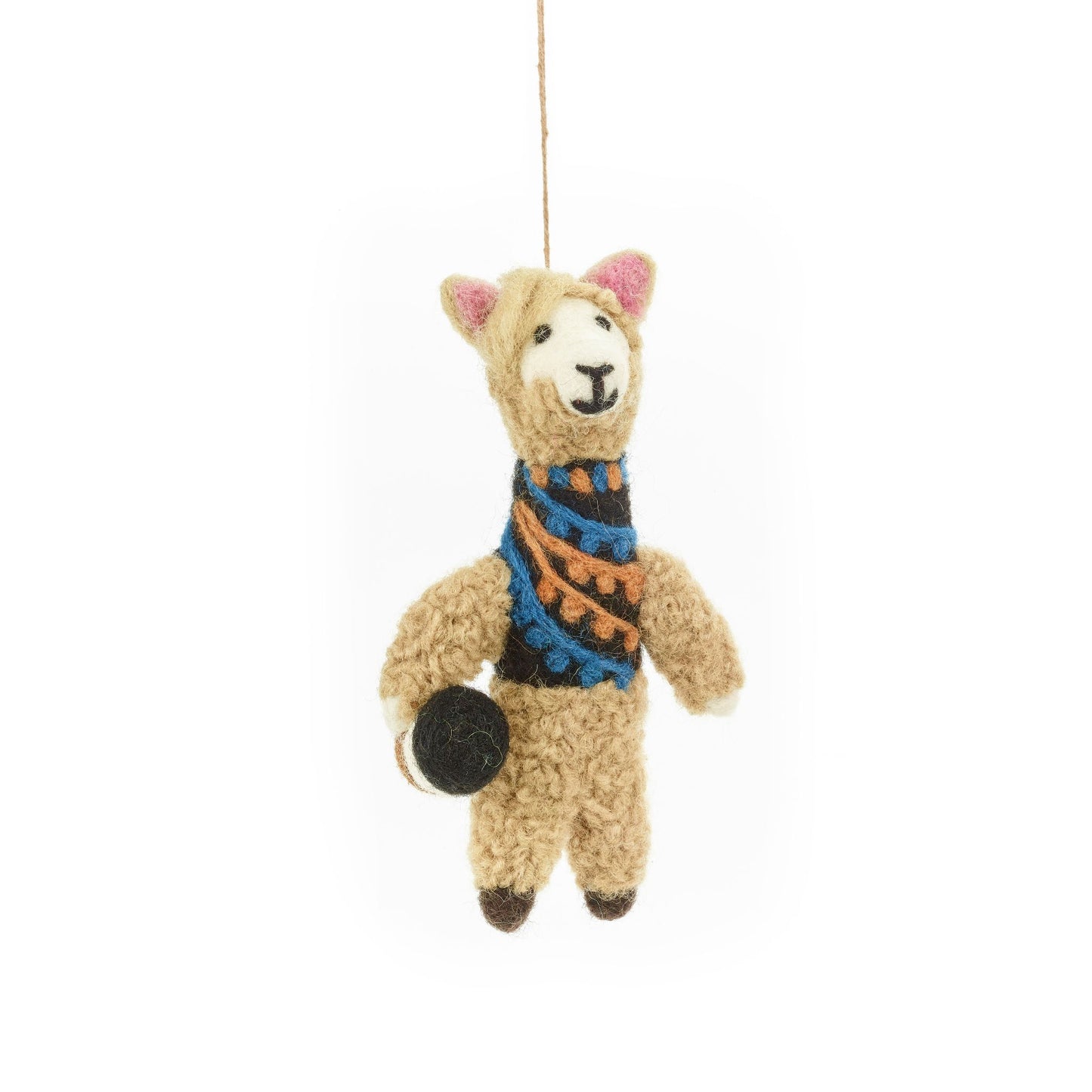 Needle Felt Alpaca Decoration