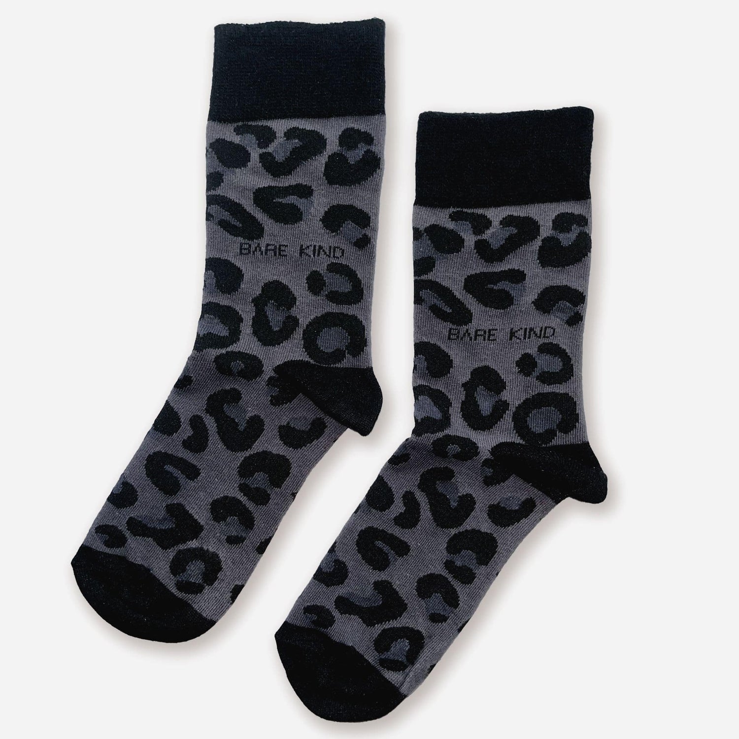Panther Print Socks that Help Save Panthers - pair of socks
