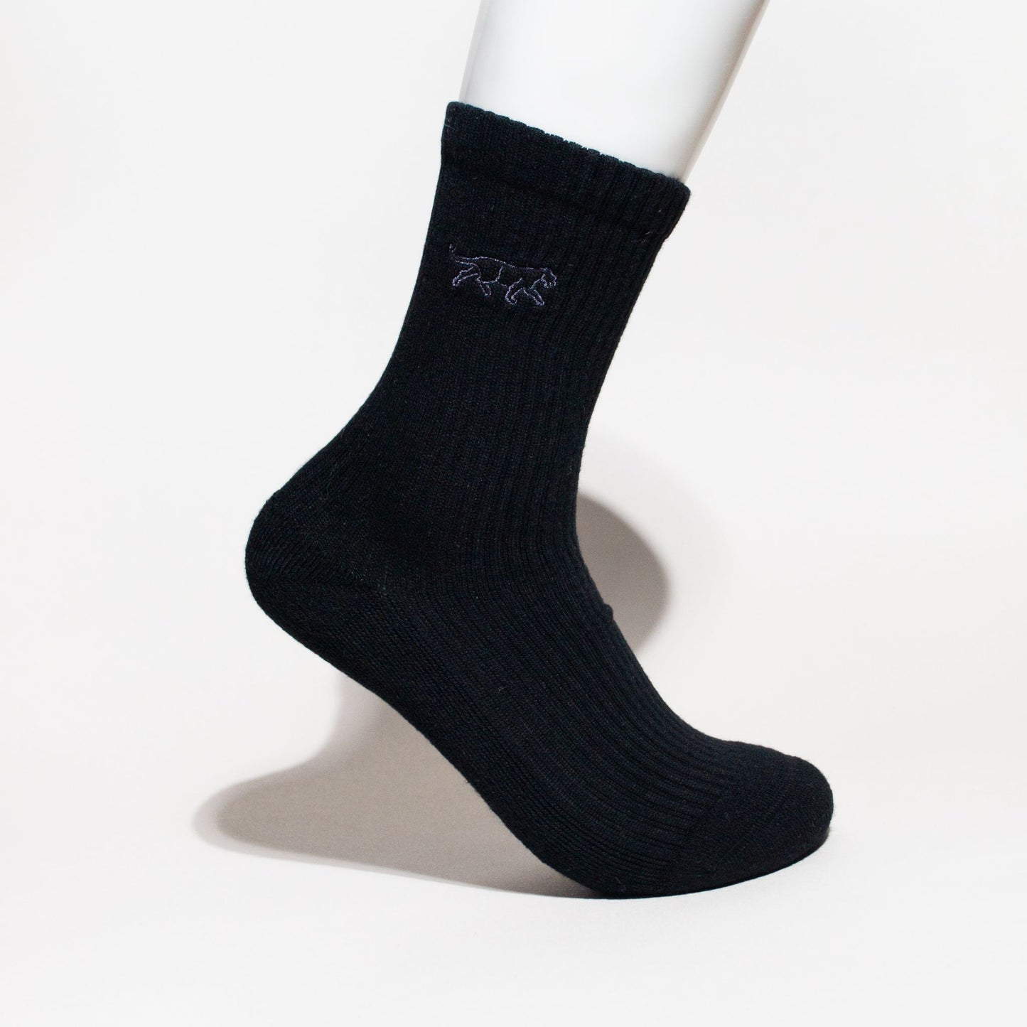 NEW! Save the Black Panther | Luxury Ribbed Bamboo Socks