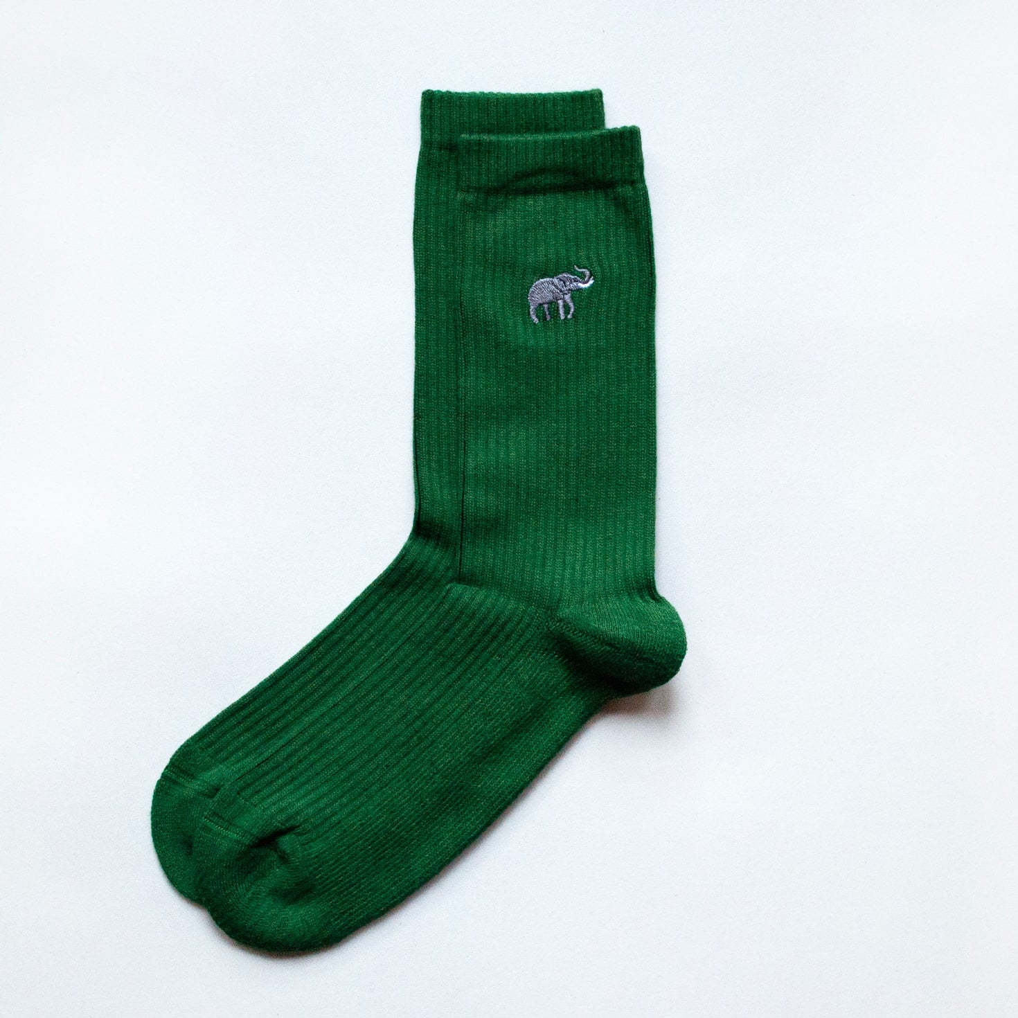 Save the Elephants | Luxury Ribbed Bamboo Socks