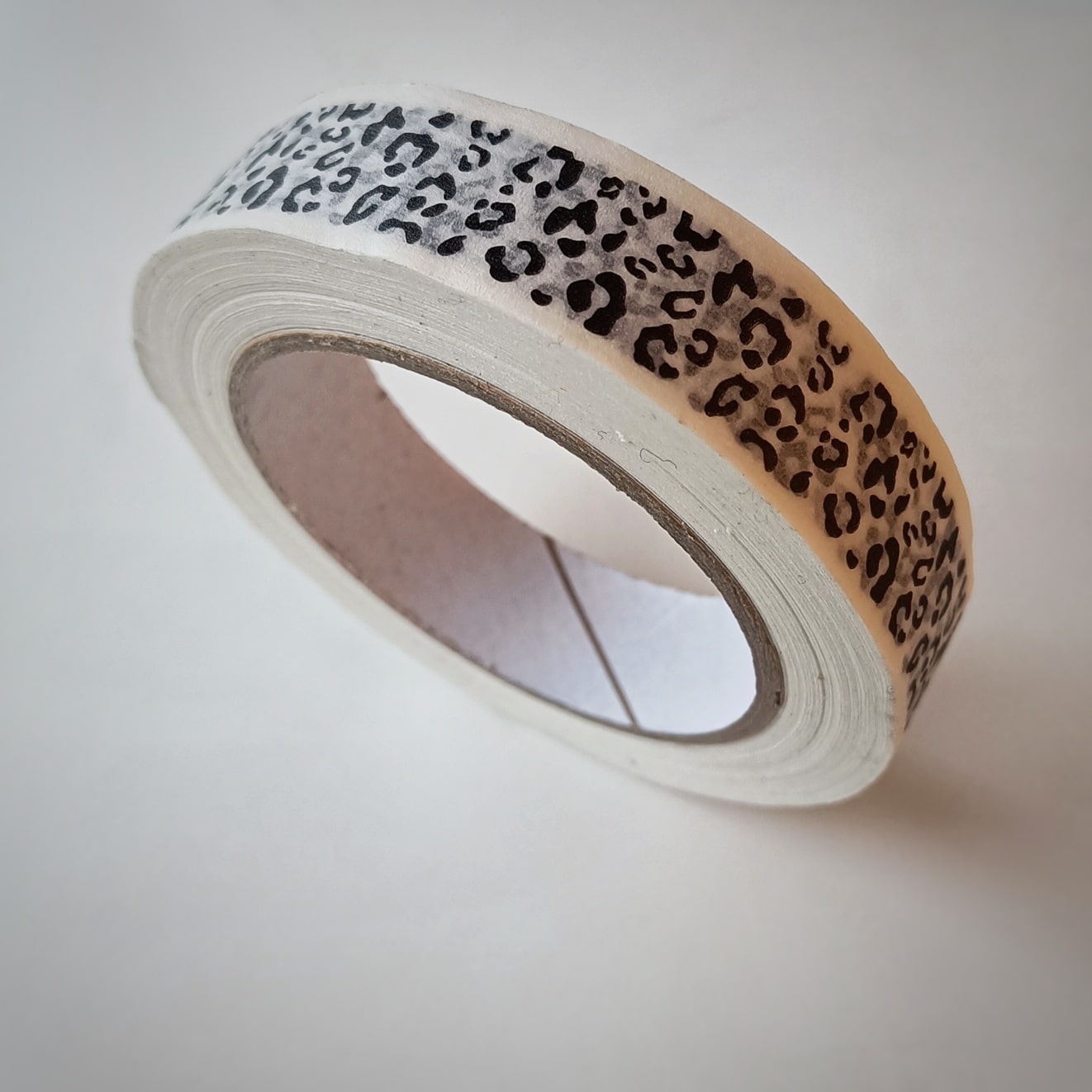 Snow Leopard Print Eco Paper Tape - sustainable paper tape