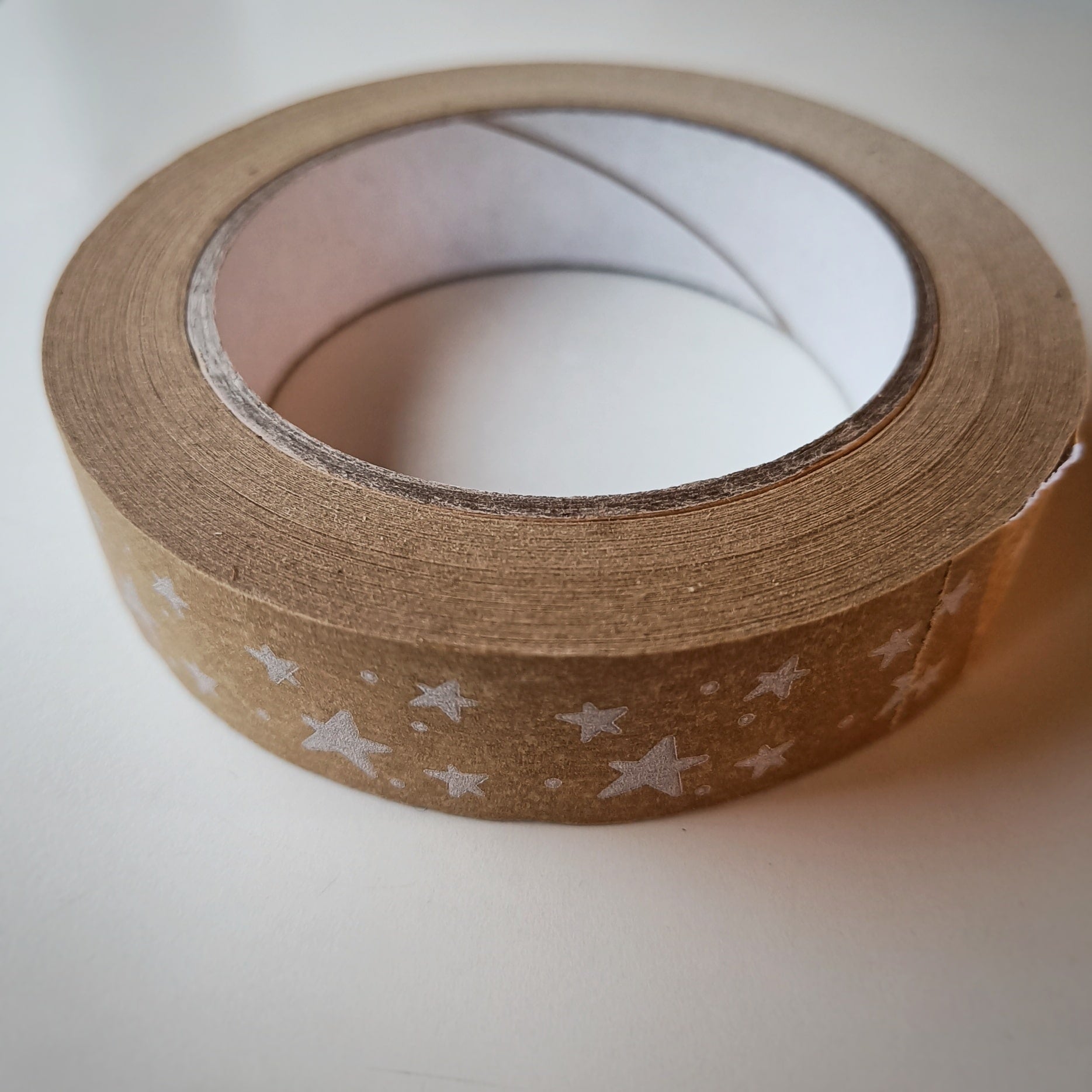 Stars Eco Brown Paper Tape - eco-friendly paper tape