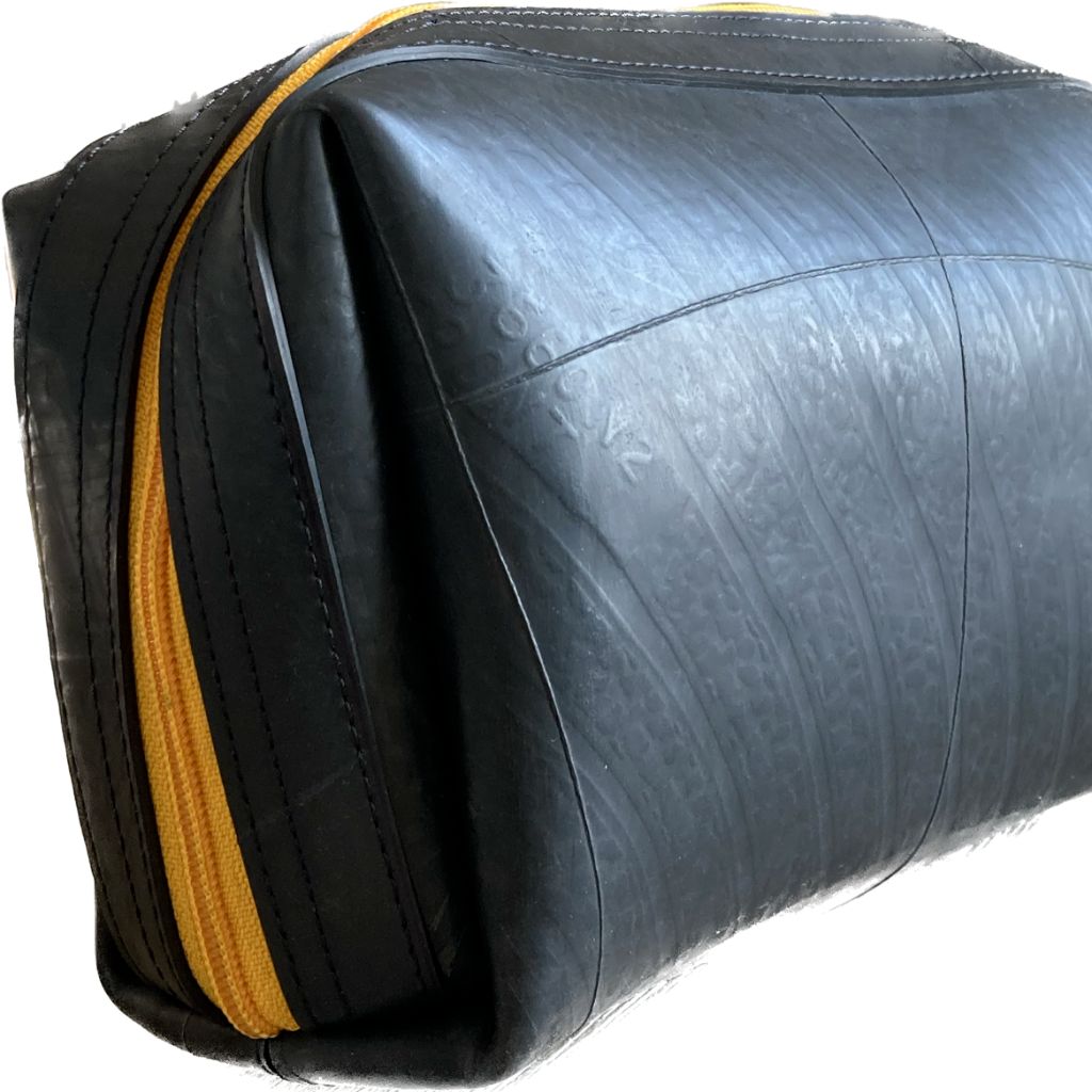 Washbag made from inner tubes