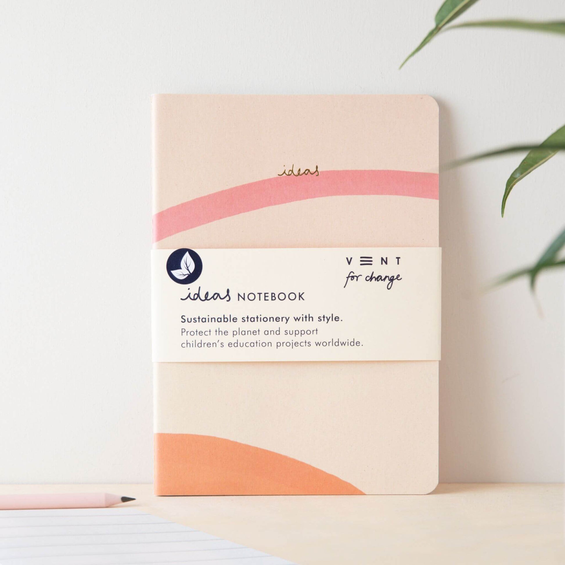 A5 Notebook Soft Cover Sustainable  Cream