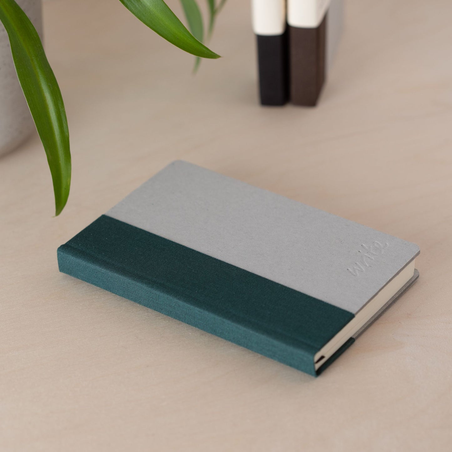 A6 Notebook Write -  Recycled & Sustainable - green