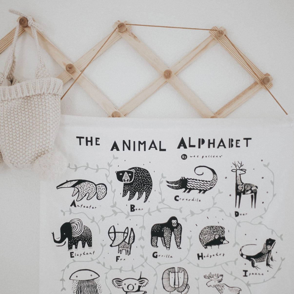 Animal Alphabet Wall Hanging Wee Gallery Good Things