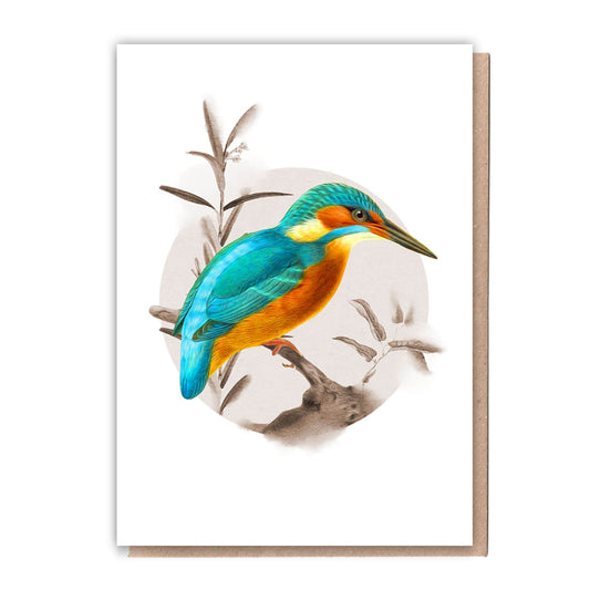 Kingfisher | recycled blank card that plants a tree