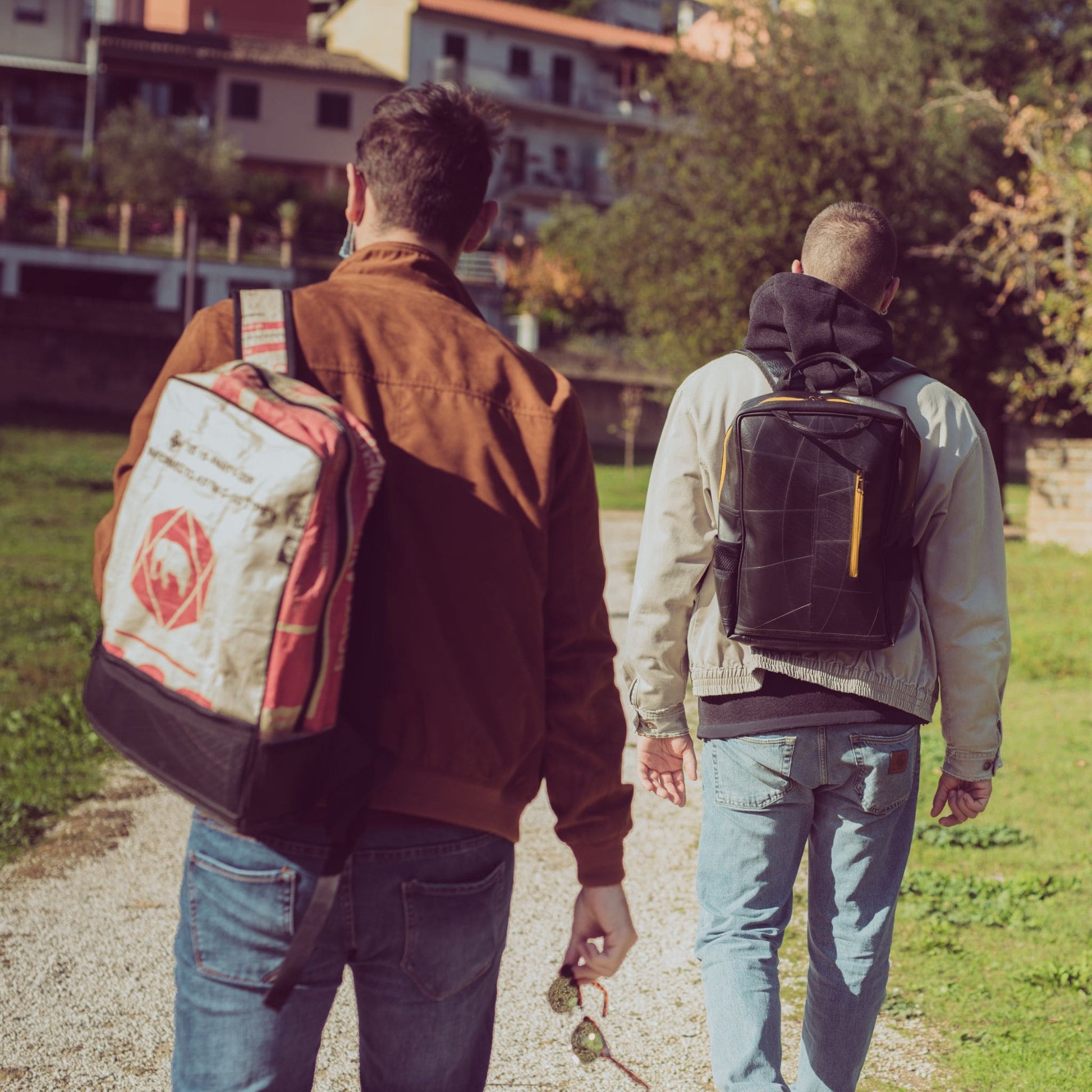 Brixton recycled backpack and Hackney sustainable backpack