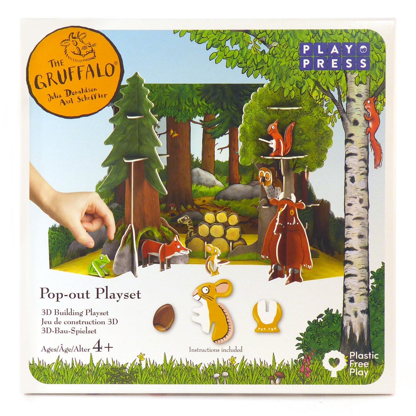 Build and Play Gruffalo Play Set - front of pack