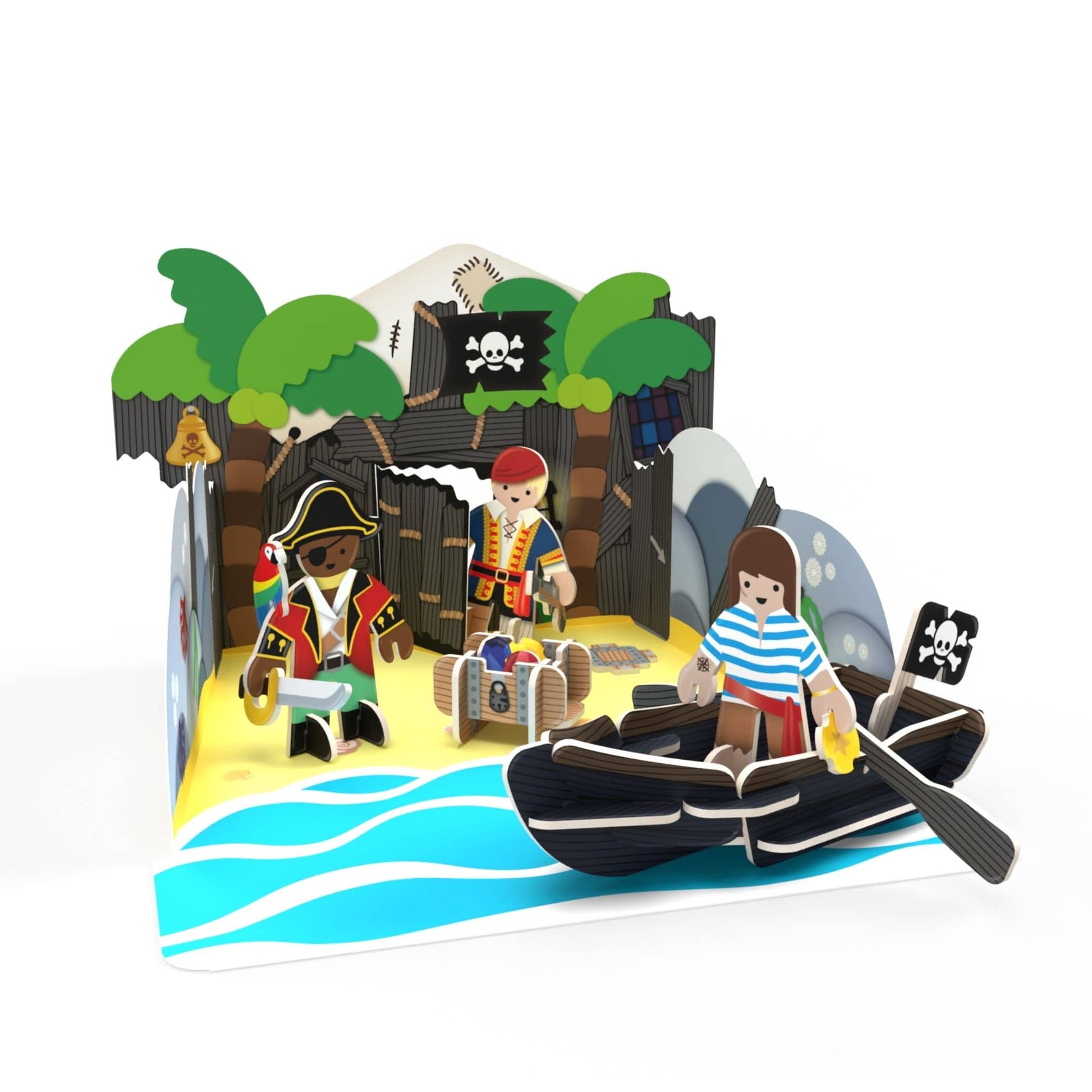 Build and Play Pirate Island from Playpress