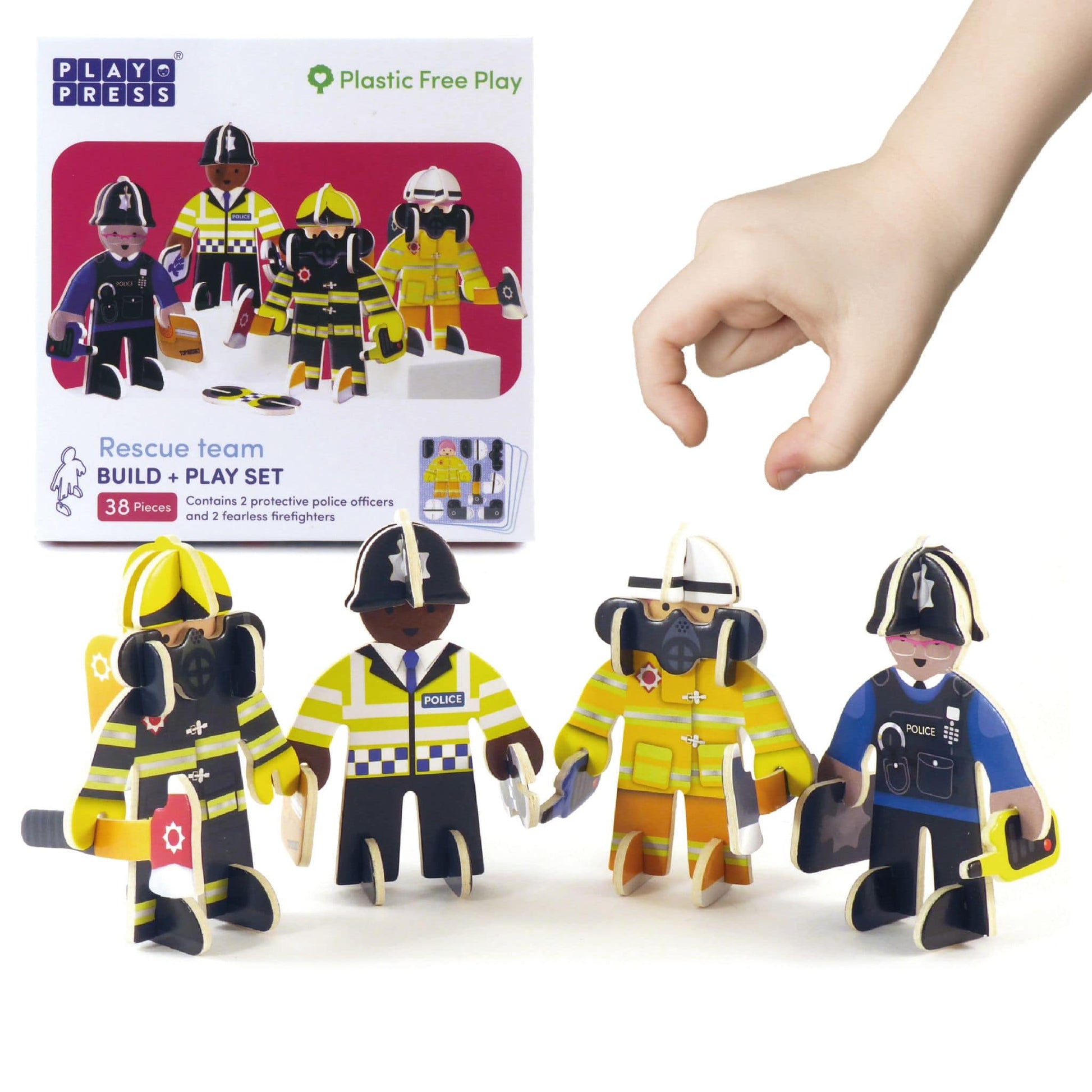 Build and play rescue team - with hand