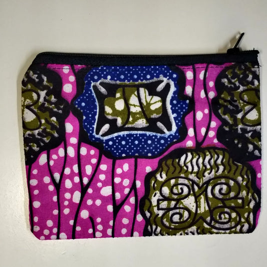 Coin Purse Changing Lives - pink and white