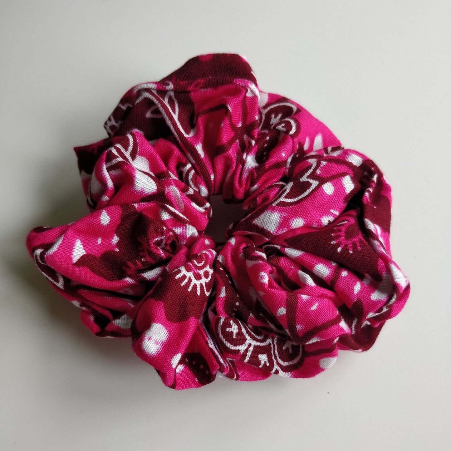 Colourful Scrunchies Changing Lives  Ethical Cotton - pink