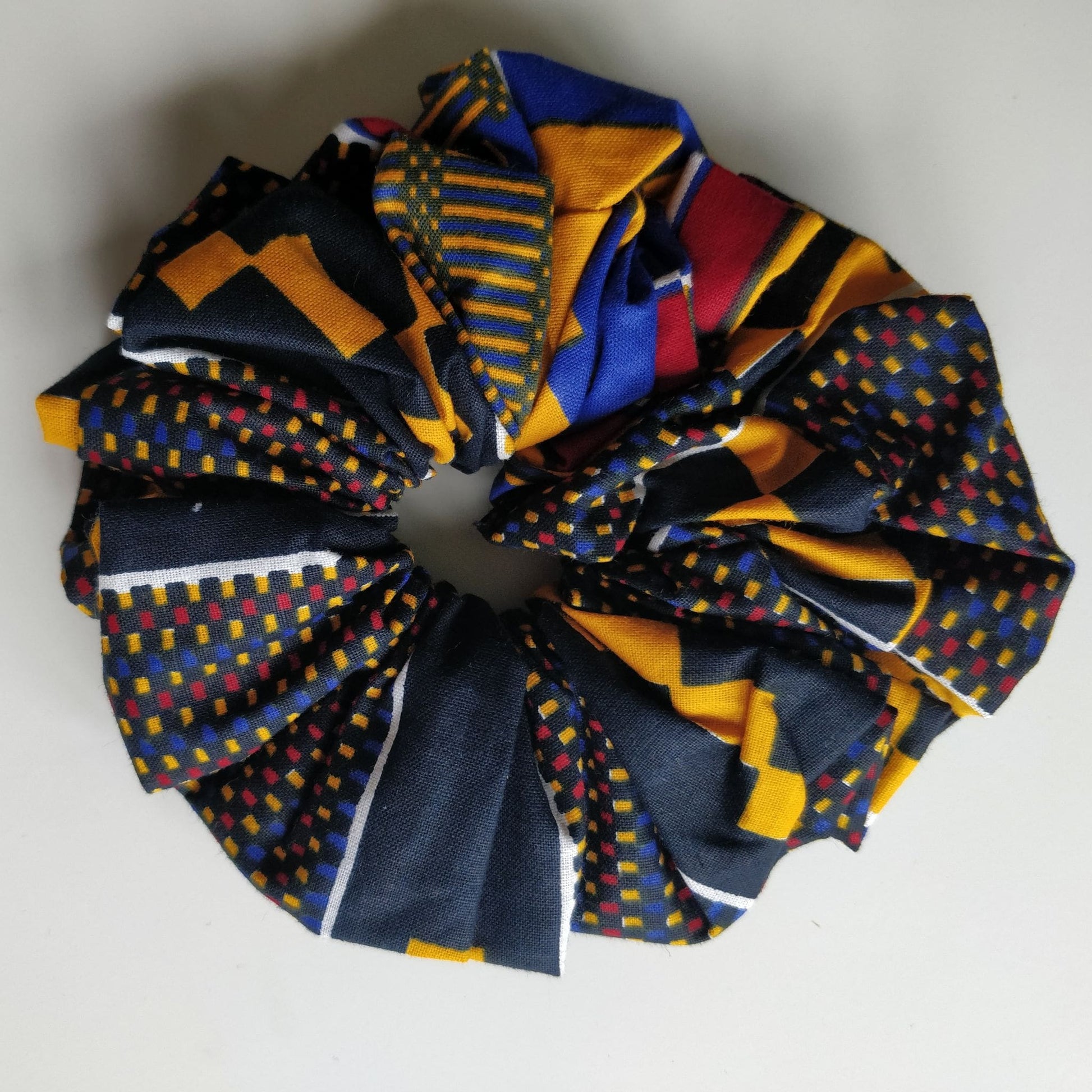 Colourful Scrunchies Changing Lives  Ethical Cotton - sunset