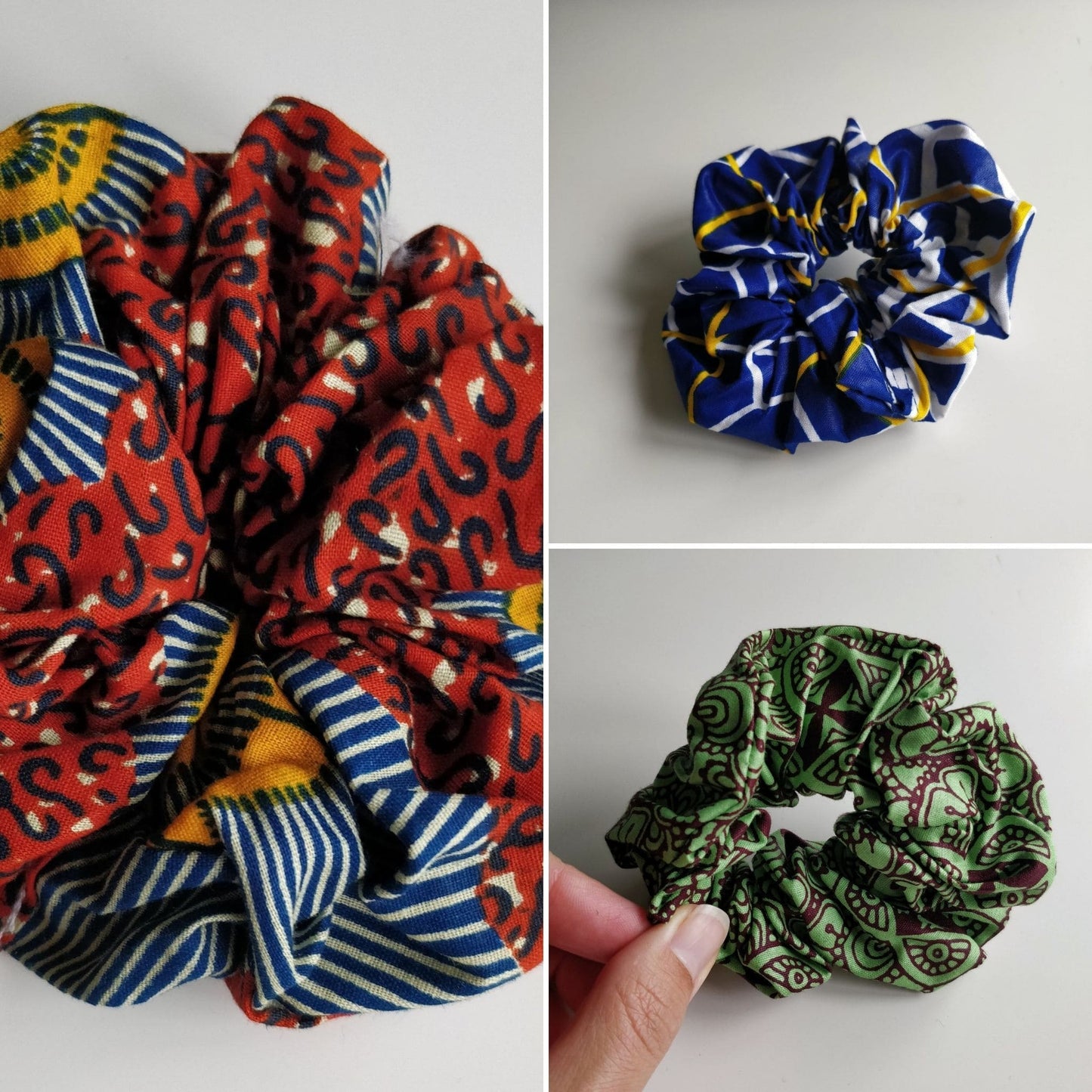 Colourful Scrunchies Changing Lives | Set of 3 | Bird of paradise