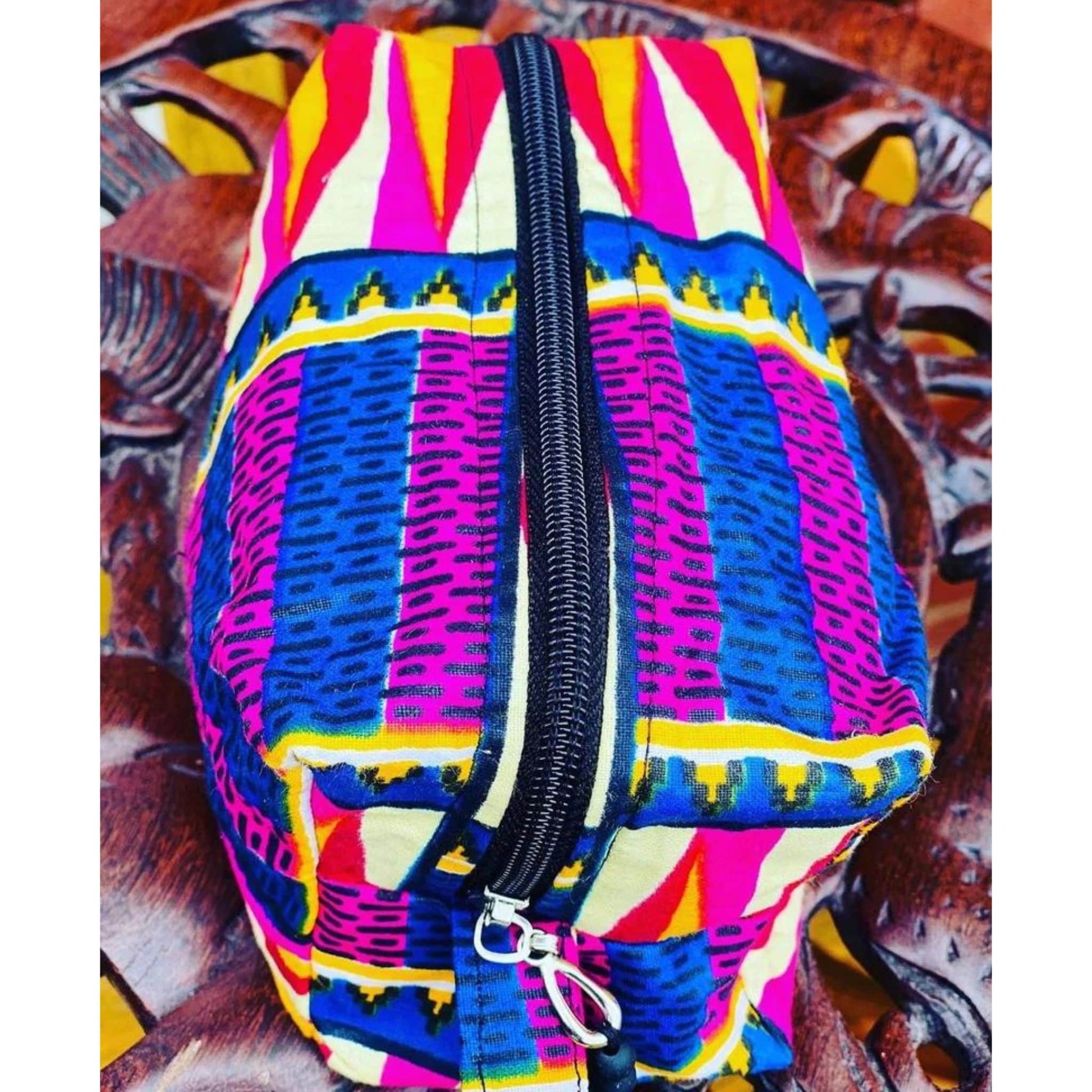 Colourful Washbag Changing Lives - celebrate - lengthways