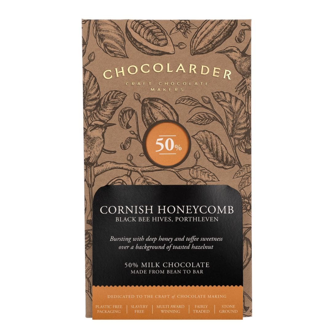 Cornish Honeycomb 50% Milk Chocolate Bar