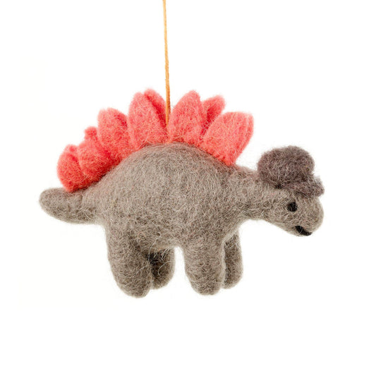 Digby Dinosaur - handmade and Fair Trade needle felt dinosaur decoration