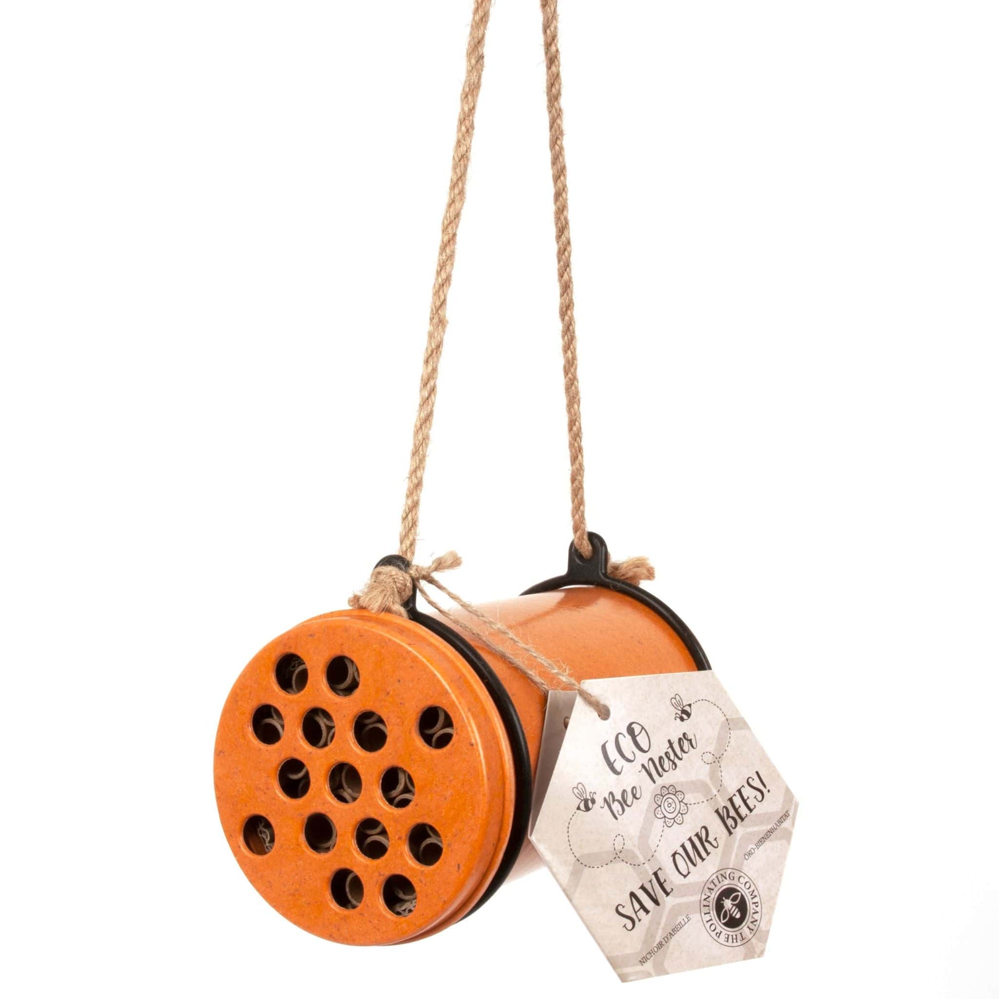 Eco Bee Nester - with label - white background