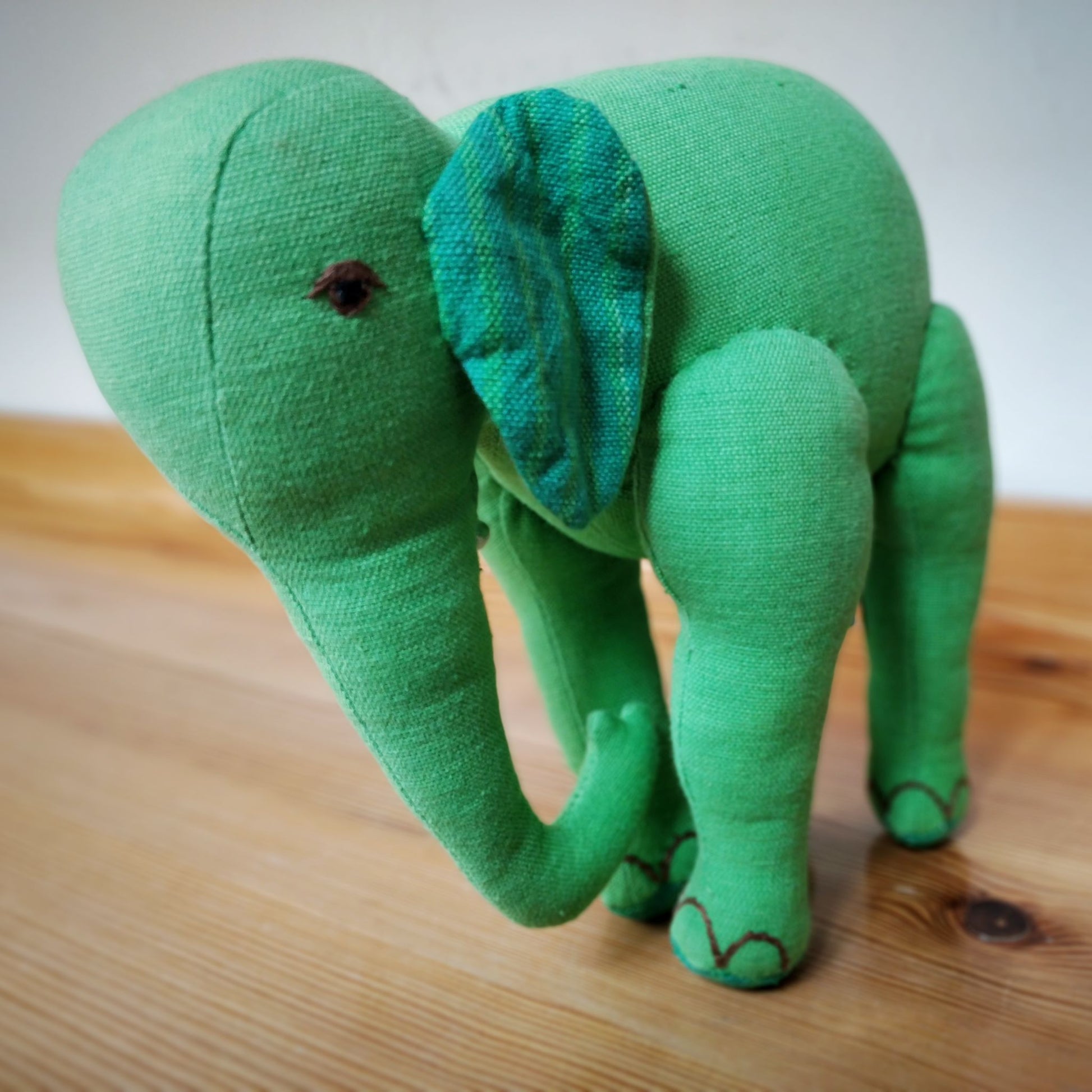 Elephant Soft Toy in Fair Trade Cotton  - Fair Trade toy