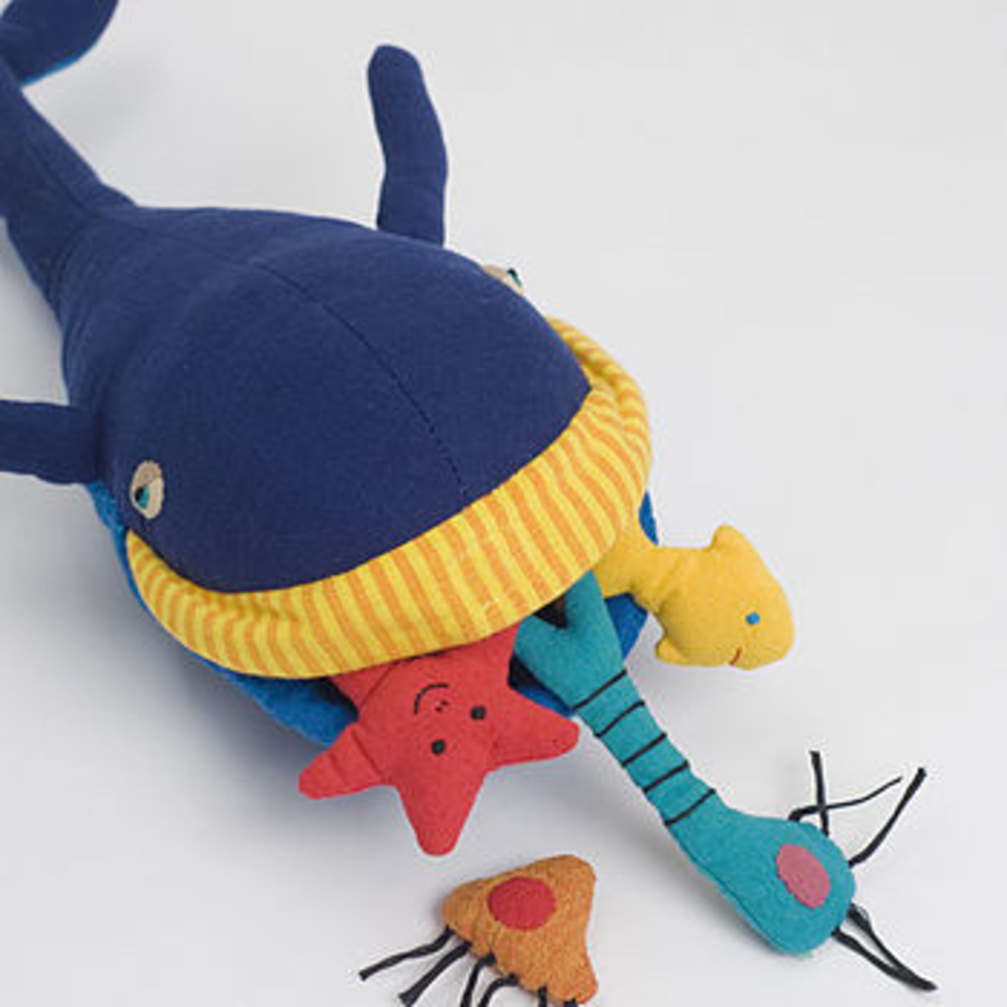 Whale Soft Toy Fair Trade Soft Toys from Good Things